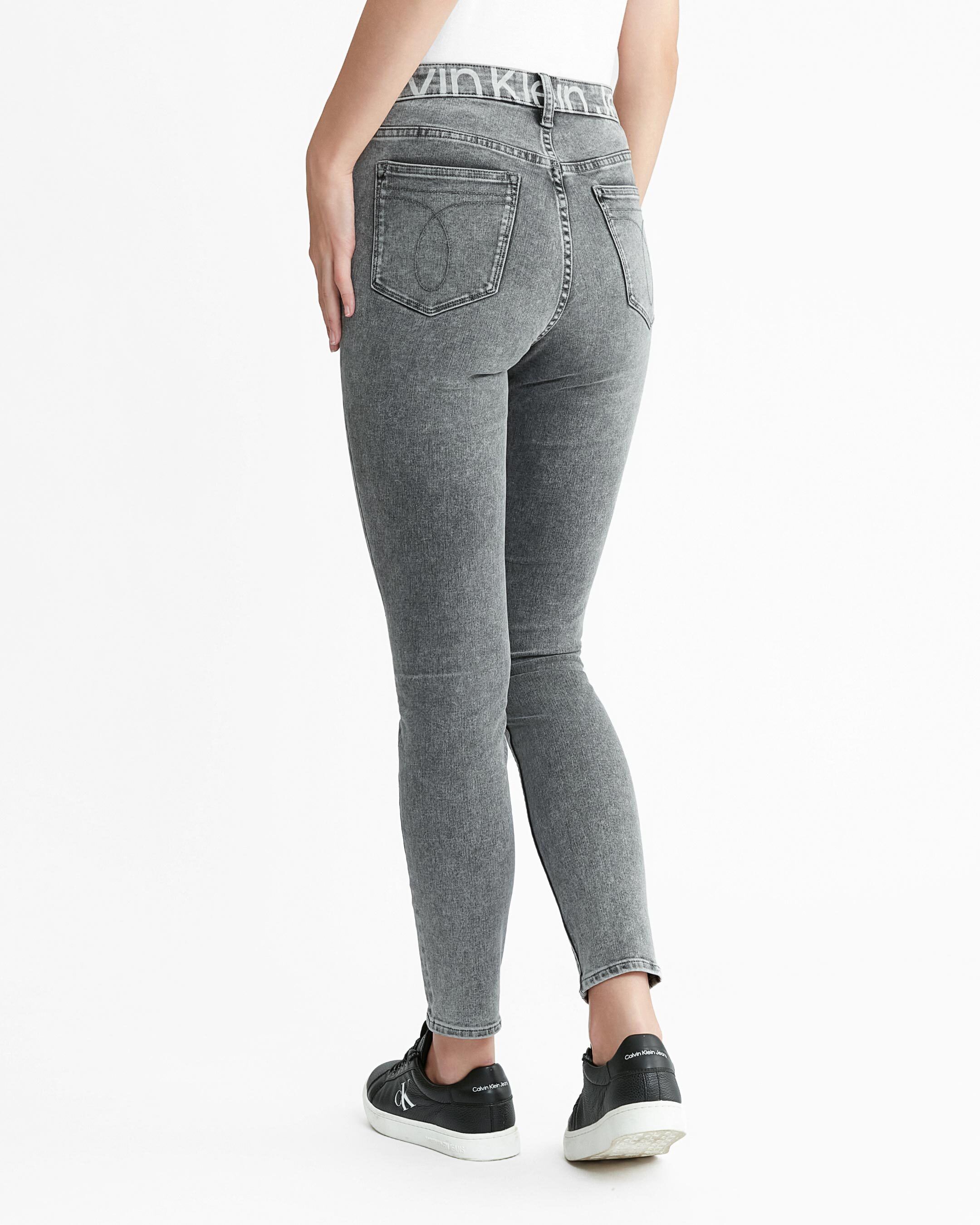 Ultimate Stretch High Rise Skinny Jeans grey Calvin Klein Malaysia