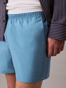 Ripstop Nylon Pull On Short, Blue Steam, hi-res