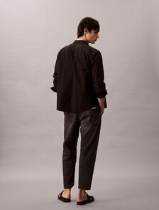 90's Tapered Cropped Jeans, TUMBLED BLACK, hi-res