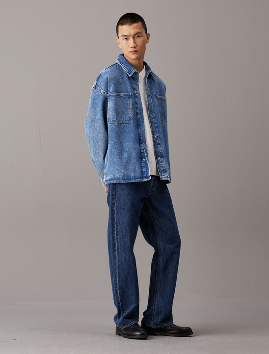 Oversized Denim Shirt Jacket