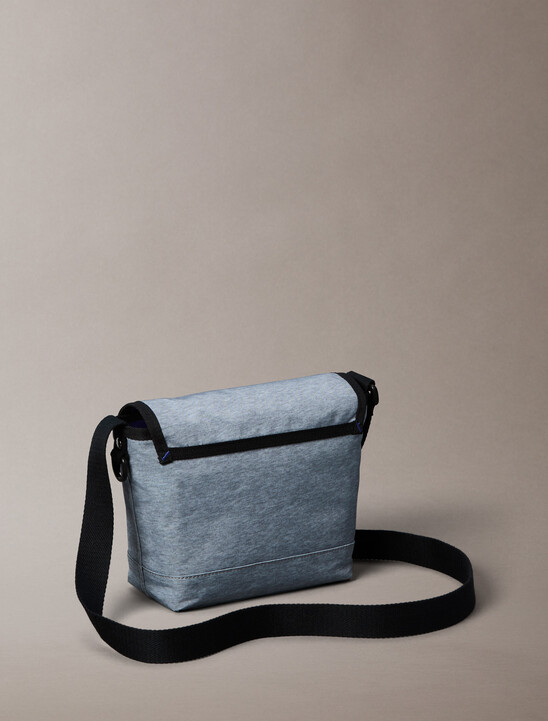 Bold Logo Nylon Small Flap Messenger