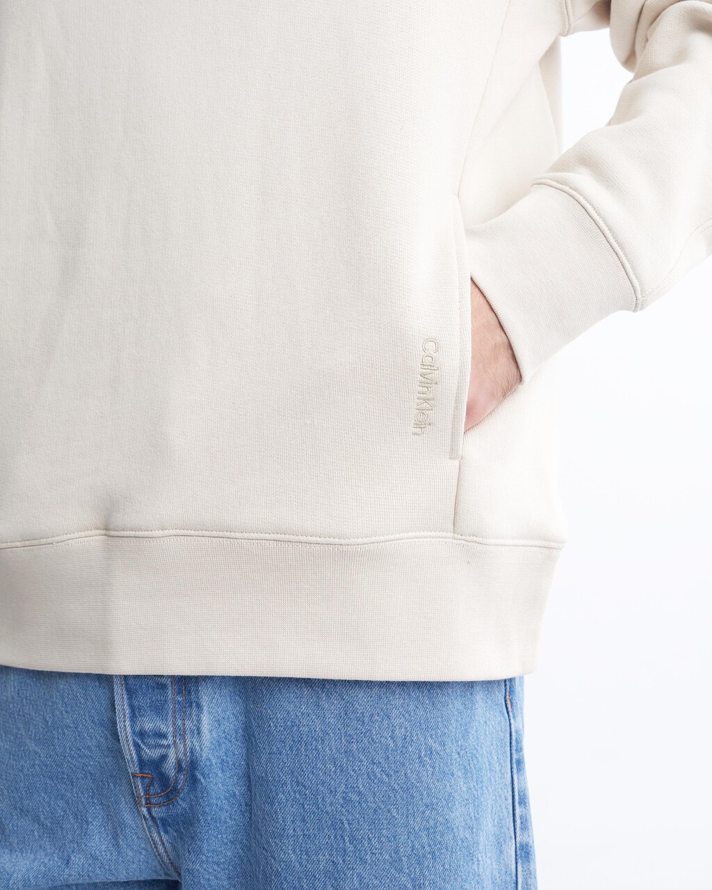 Standards Fleece Crewneck Sweatshirt, Bone White, hi-res