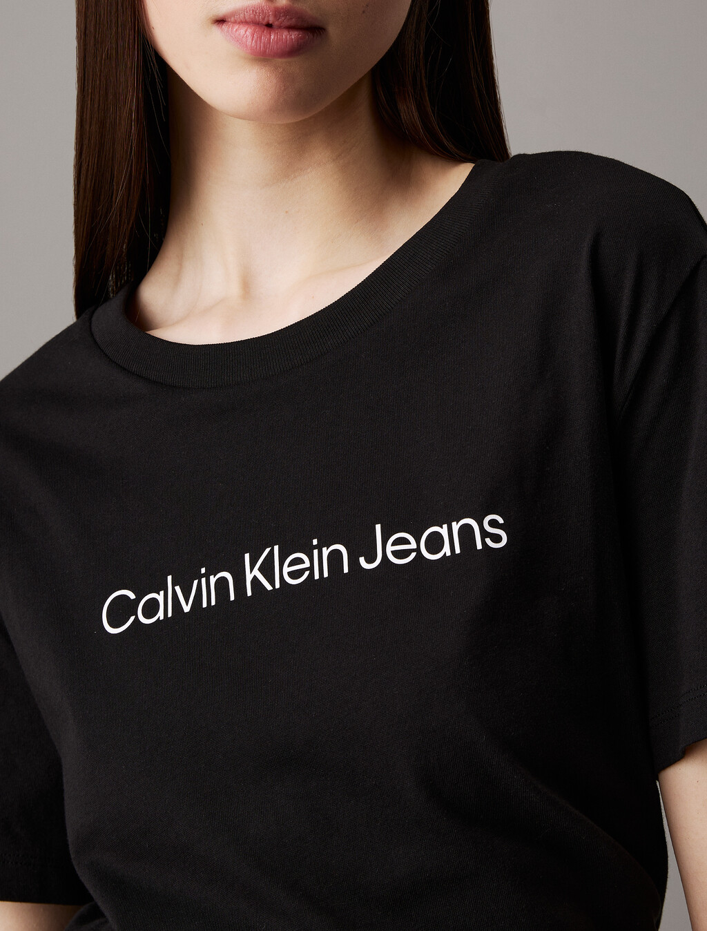 Logo T-shirt, Black, hi-res