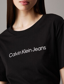 Logo T-shirt, Black, hi-res