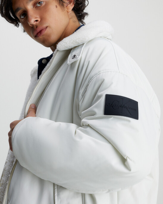 Reversible Sherpa Bomber Jacket