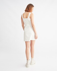 Reconsidered Button Down Utility Dress, Denim Light, hi-res
