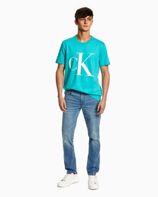 MONOGRAM RELAXED FIT TEE, BALTIC-4401AN, hi-res