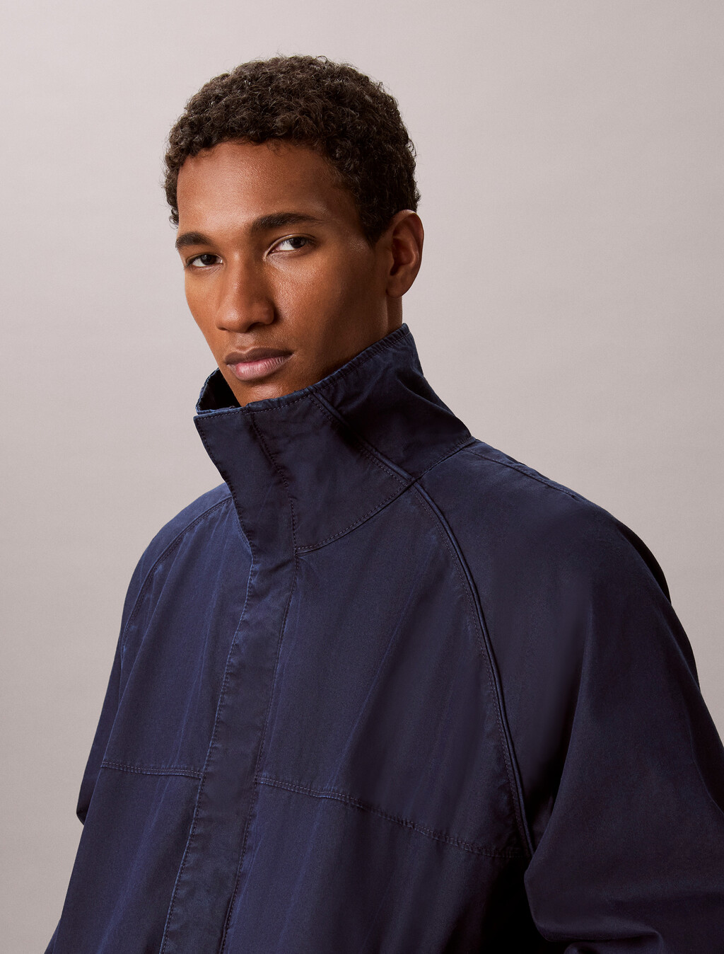 Nylon Denim Track Jacket, CHALLENGER, hi-res