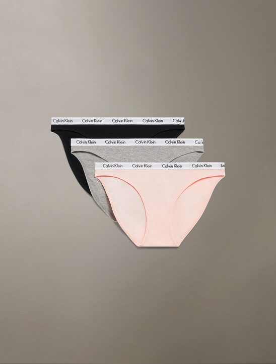 3 Pack Carousel Rib Knit Bikini