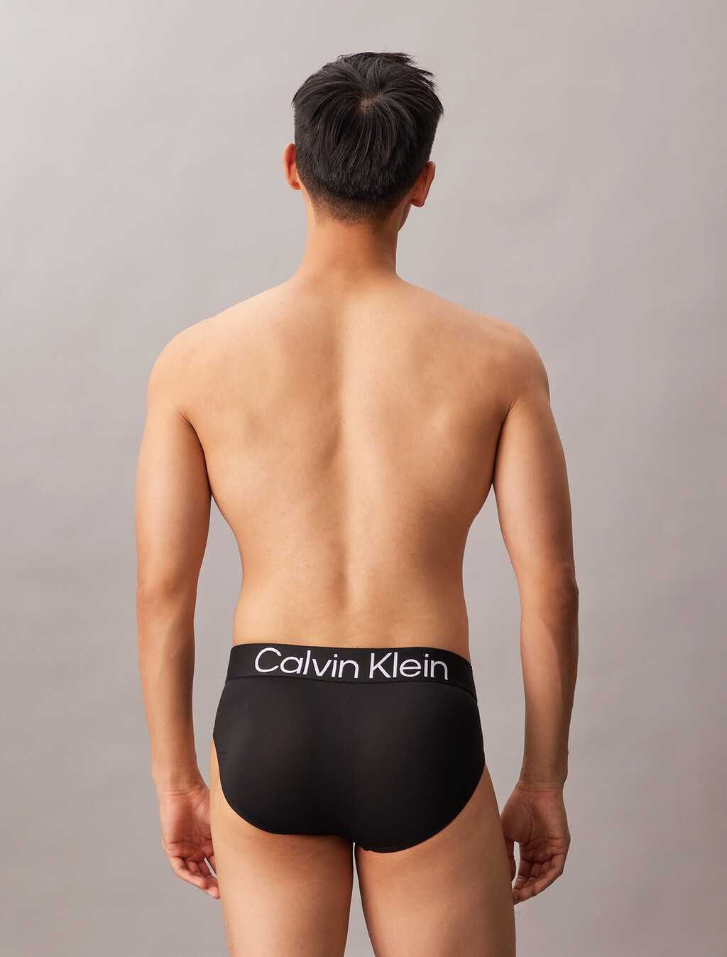 Microfiber Stretch Bold Logo Hip Brief 3 Pack, BLACK/BLACK/BLACK, hi-res