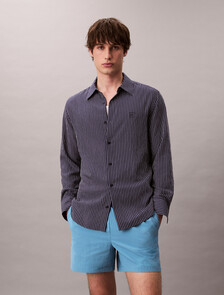 Ripstop Nylon Pull On Short, Blue Steam, hi-res