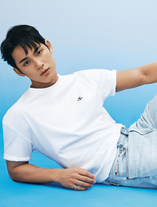 Calvin Logo Crew Neck Tee