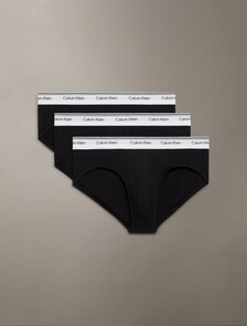 Cotton Stretch Balance Hip Briefs 3 Pack, BLACK/BLACK/BLACK, hi-res