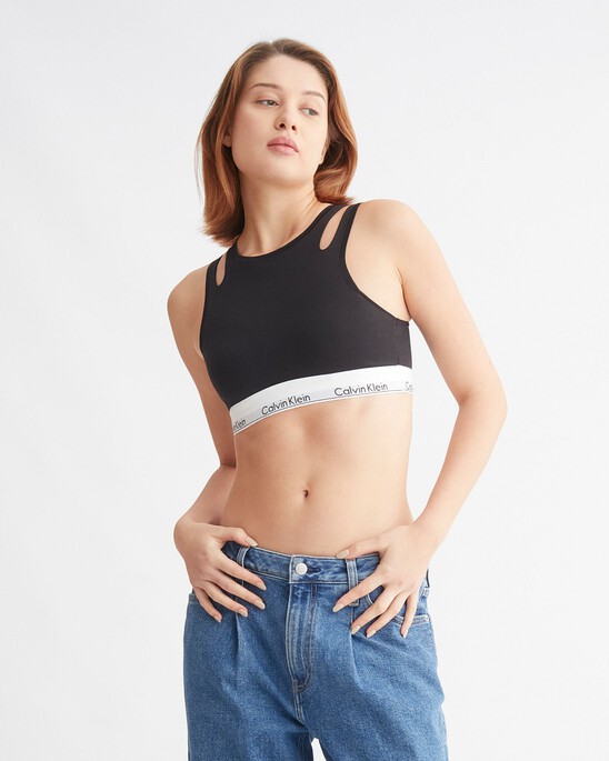CUT OUT LIGHTLY LINED BRALETTE