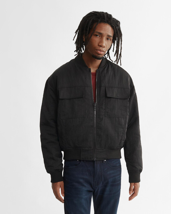 Reversible All Over Print Bomber Jacket