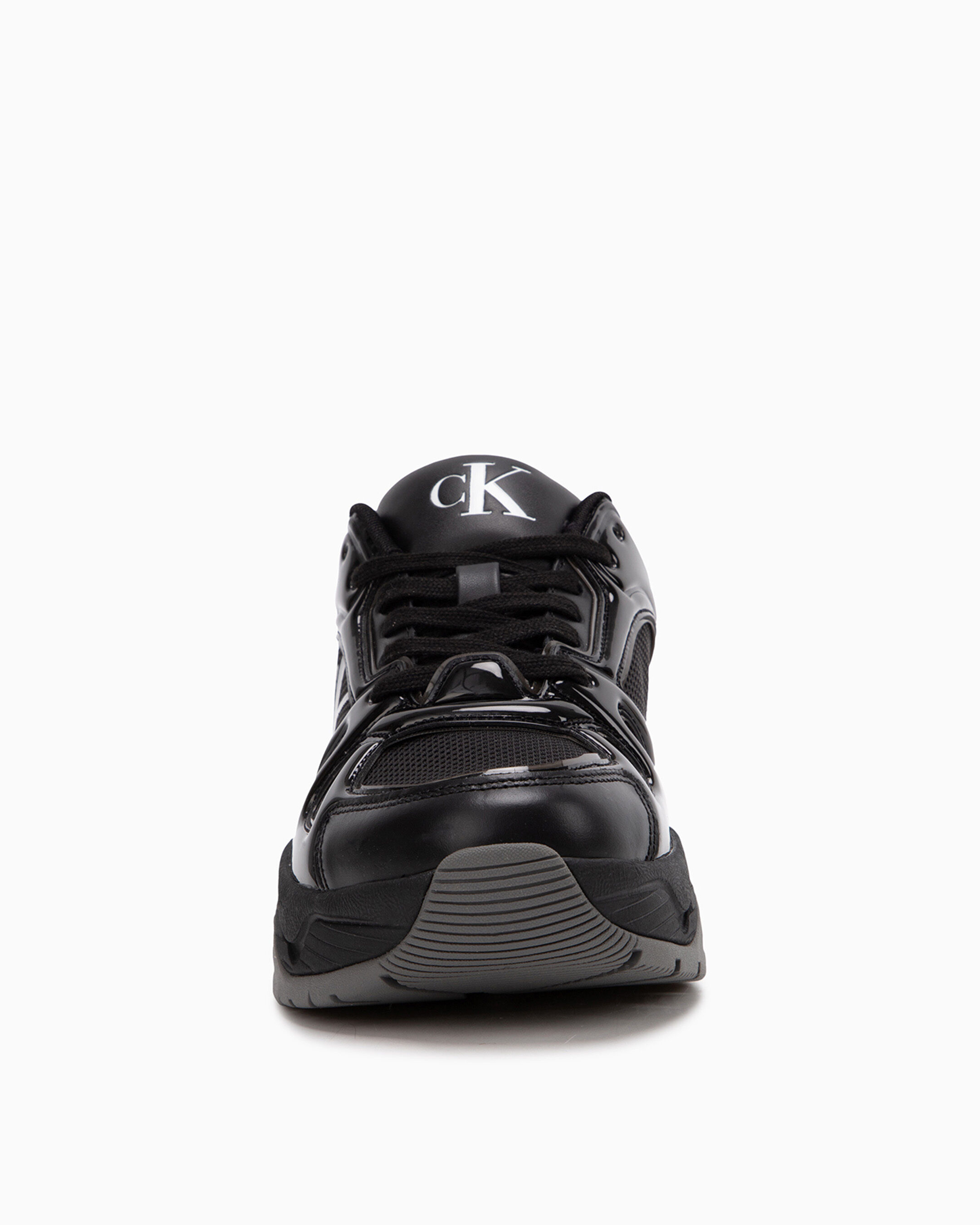 Calvin klein black chunky trainers top