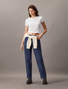 Institutional Baby Tee, Brilliant White, hi-res