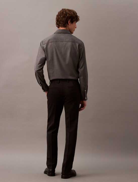 Slim Wool Gabardine Trouser