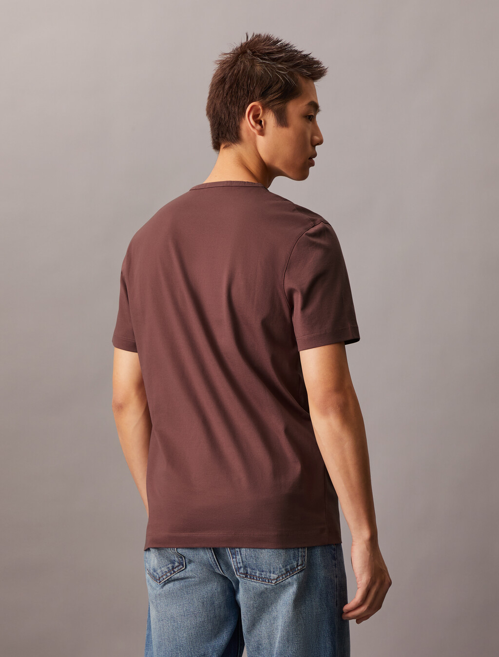 The Calvin Double Mercerized Tee, Wild Ginger, hi-res