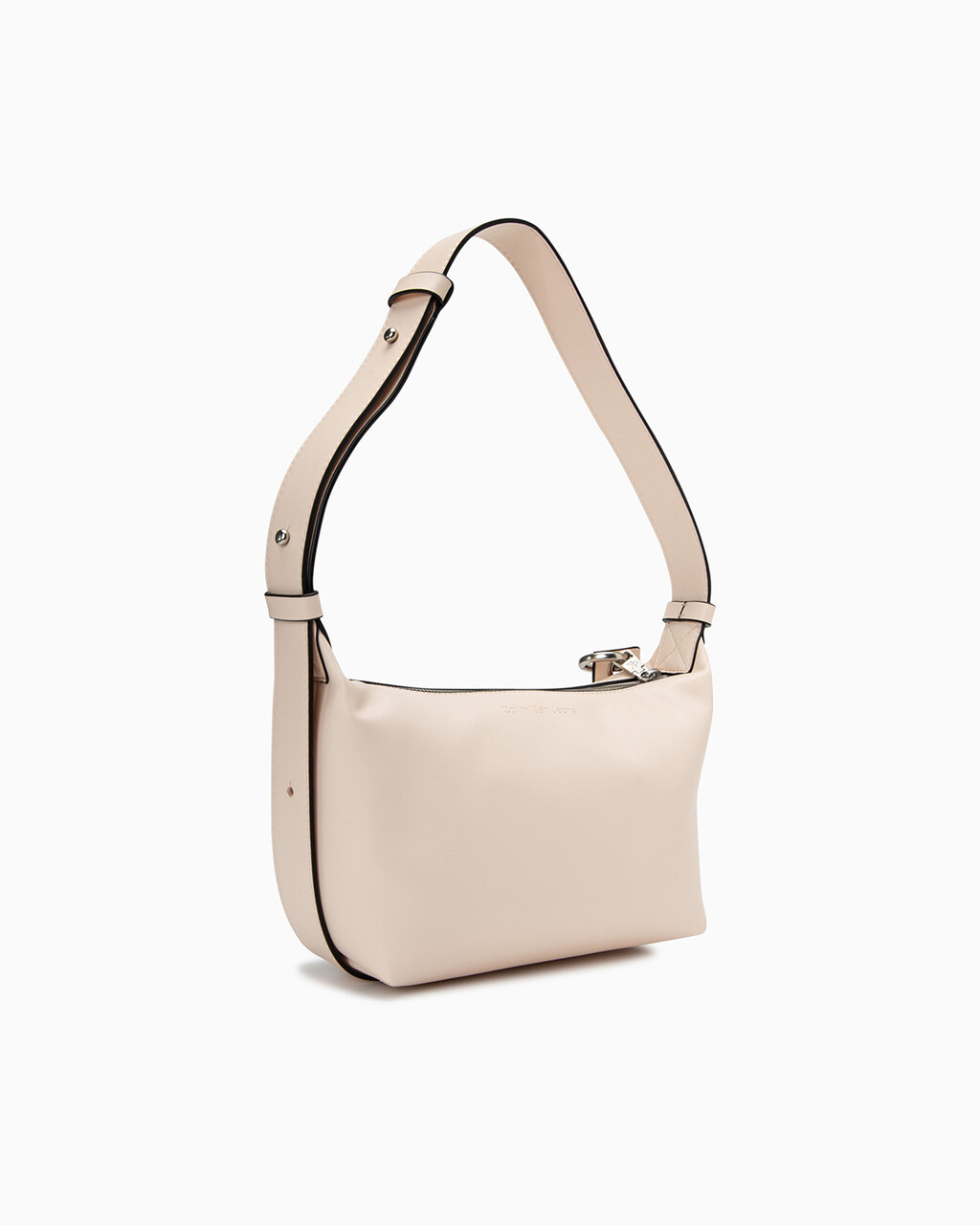 SCULPTED ROUND BAG WITH LOGO TAG, BALLET, hi-res