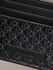 Allover Monogram Logo Card Holder, Black_, hi-res