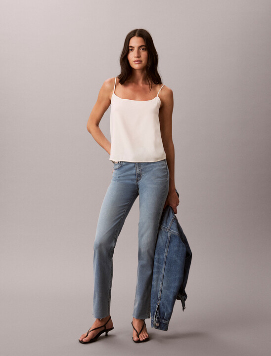 37.5 Low Rise Slim Straight Jeans