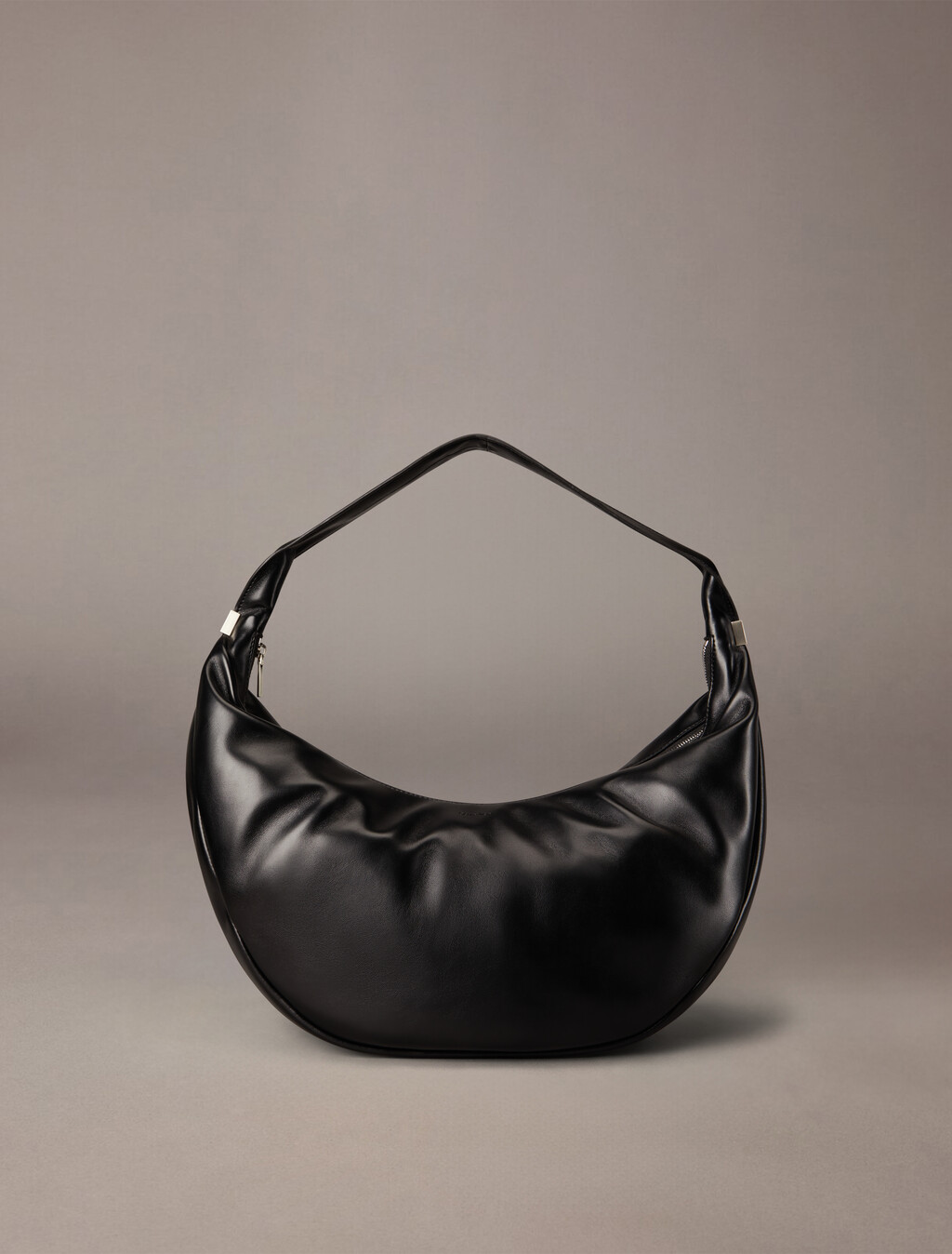 CK Pinched Large Crescent Bag, Black, hi-res