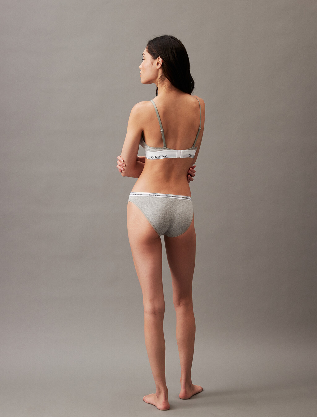Modern Logo Bikini Briefs, Grey Heather, hi-res