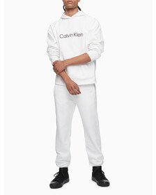 STANDARD LOGO JOGGERS, BRILLIANT WHITE, hi-res