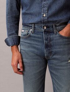 Standard Straight Fit Jeans, ASPEN HEIGHTS BLUE, hi-res