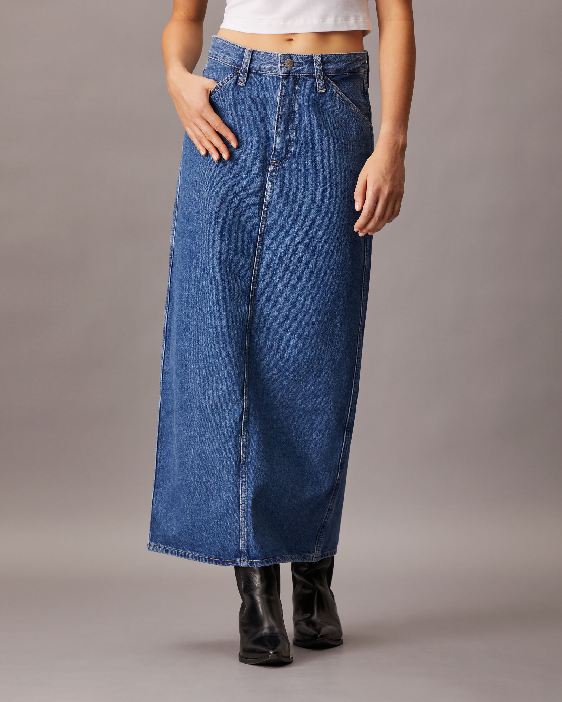 Calvin klein light blue skirt new arrivals