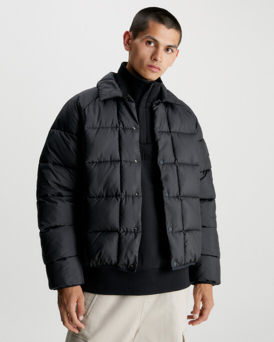 Relaxed Padded Shirt Jacket