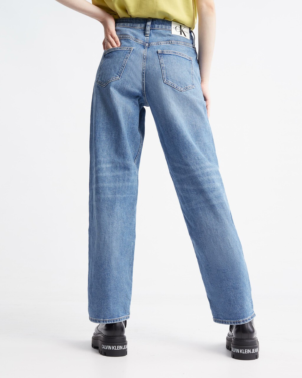 Sustainable 90s Straight Jeans, Mid Blue, hi-res