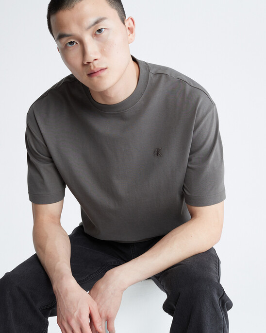 Calvin Logo Crew Neck Tee