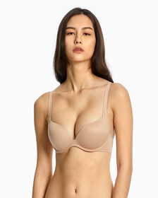Liquid Touch Push Up Plunge Bra, Cedar, hi-res