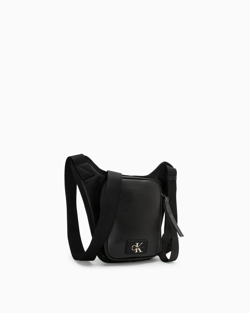 CKJ Tagged Phone Crossbody Bag, BLACK, hi-res
