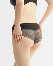 Invisibles Lace Hipster, Black, hi-res