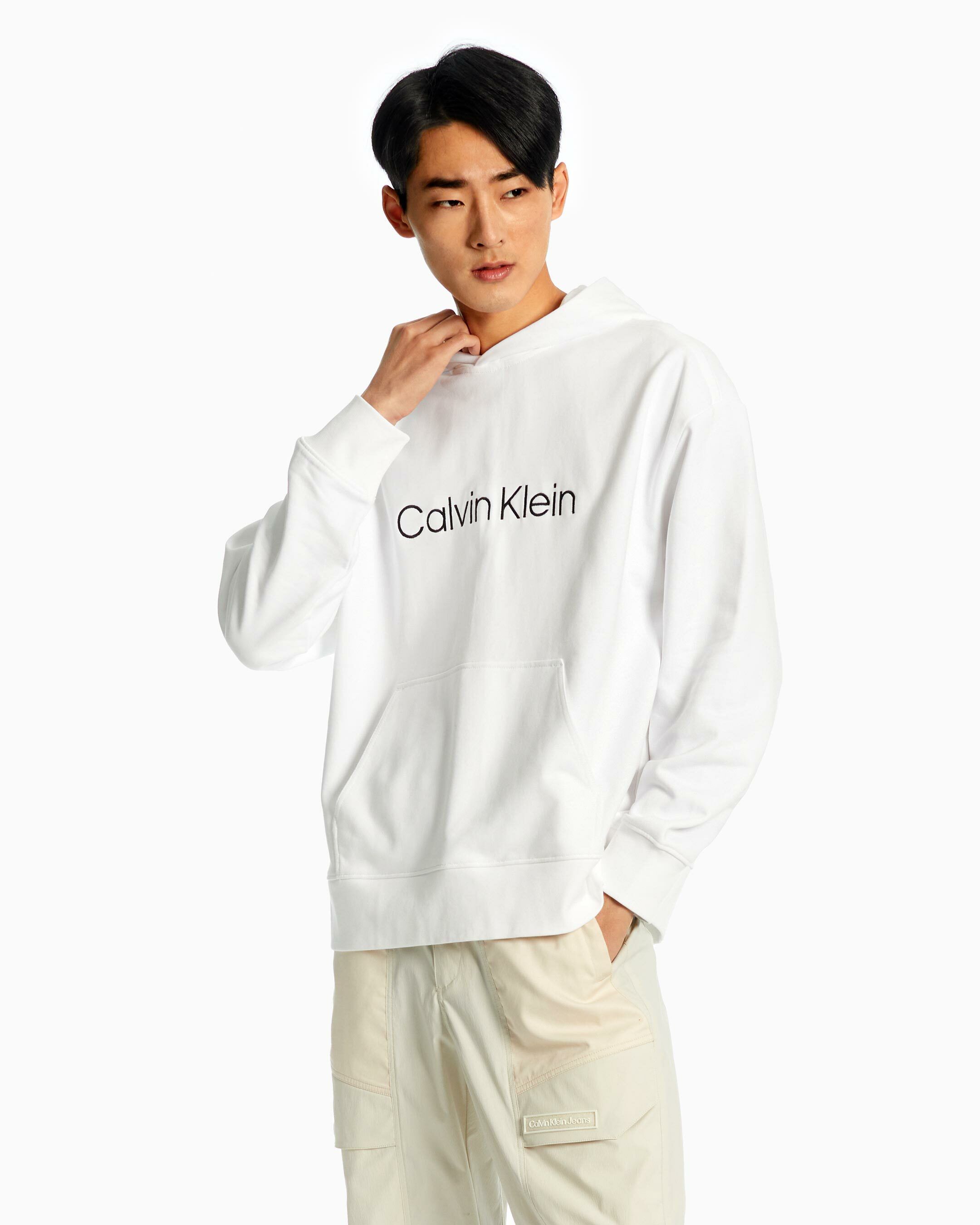 Calvin klein hoodie and shorts discount