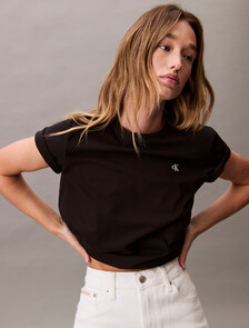 Archive Jersey Crewneck Tee, Black, hi-res