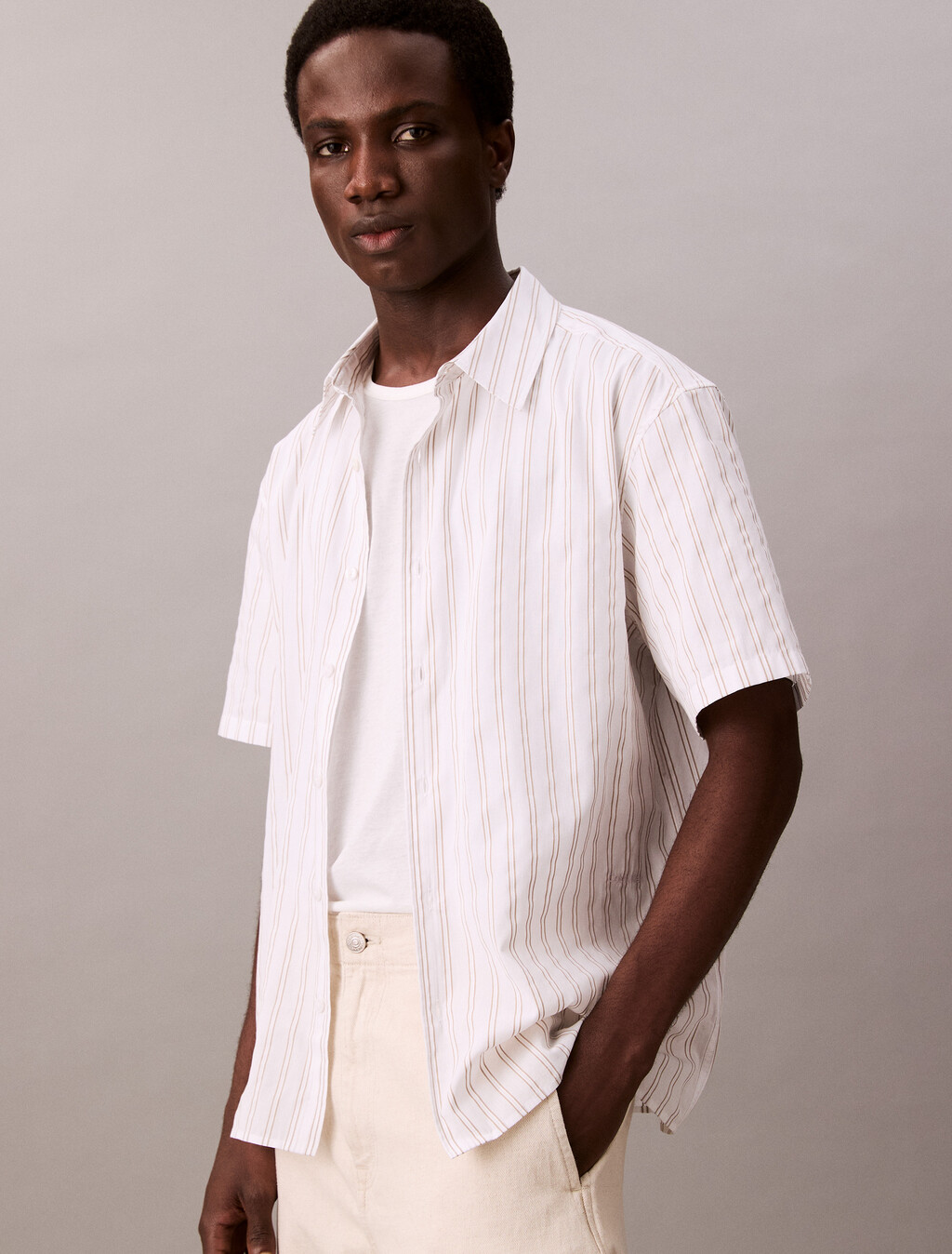Luxury Cotton T-shirt, Bright White, hi-res