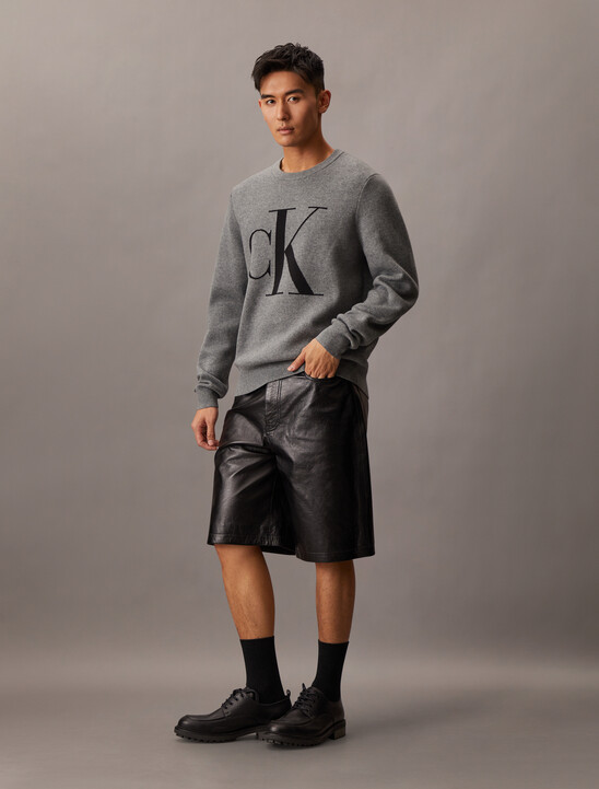 Monogram Wool Blend Sweater