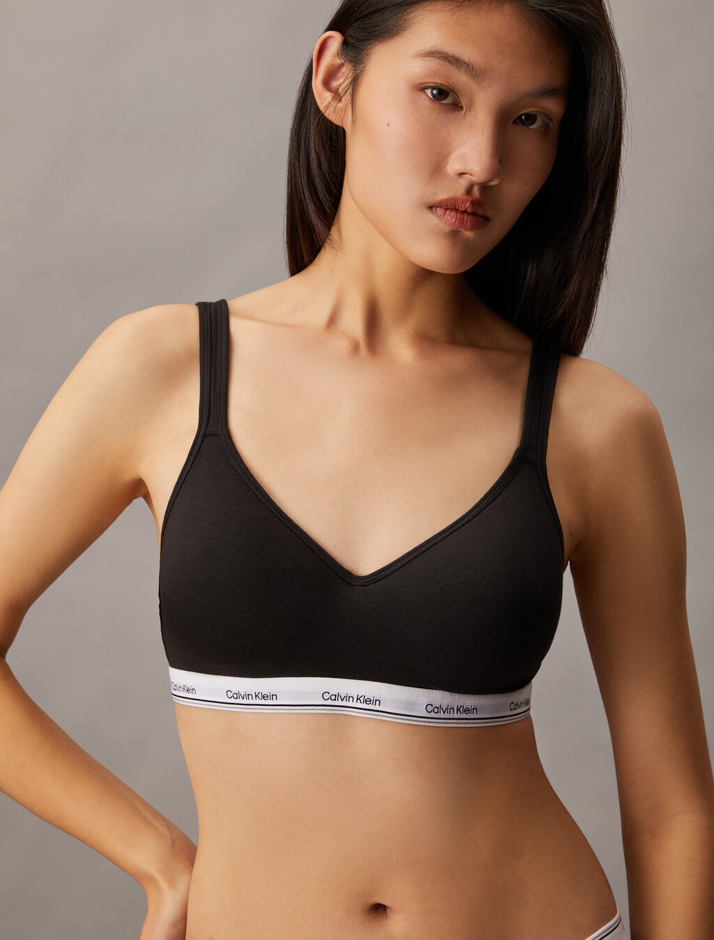 Balance Padded Wirefree Bralette, Black, hi-res