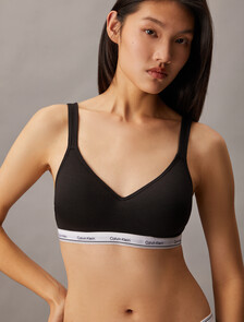 Balance Padded Wirefree Bralette, Black, hi-res