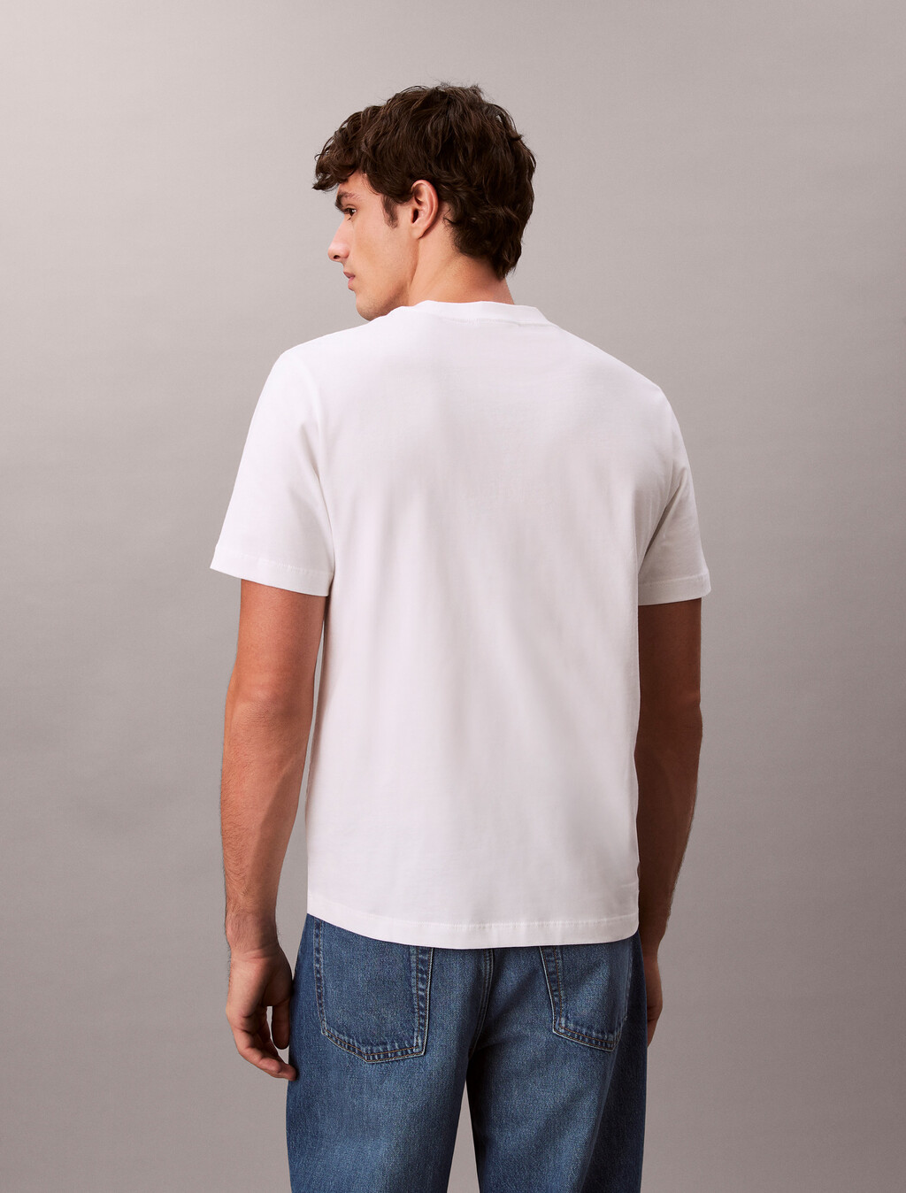 Embroidered NYC Logo T-shirt, Bright White, hi-res