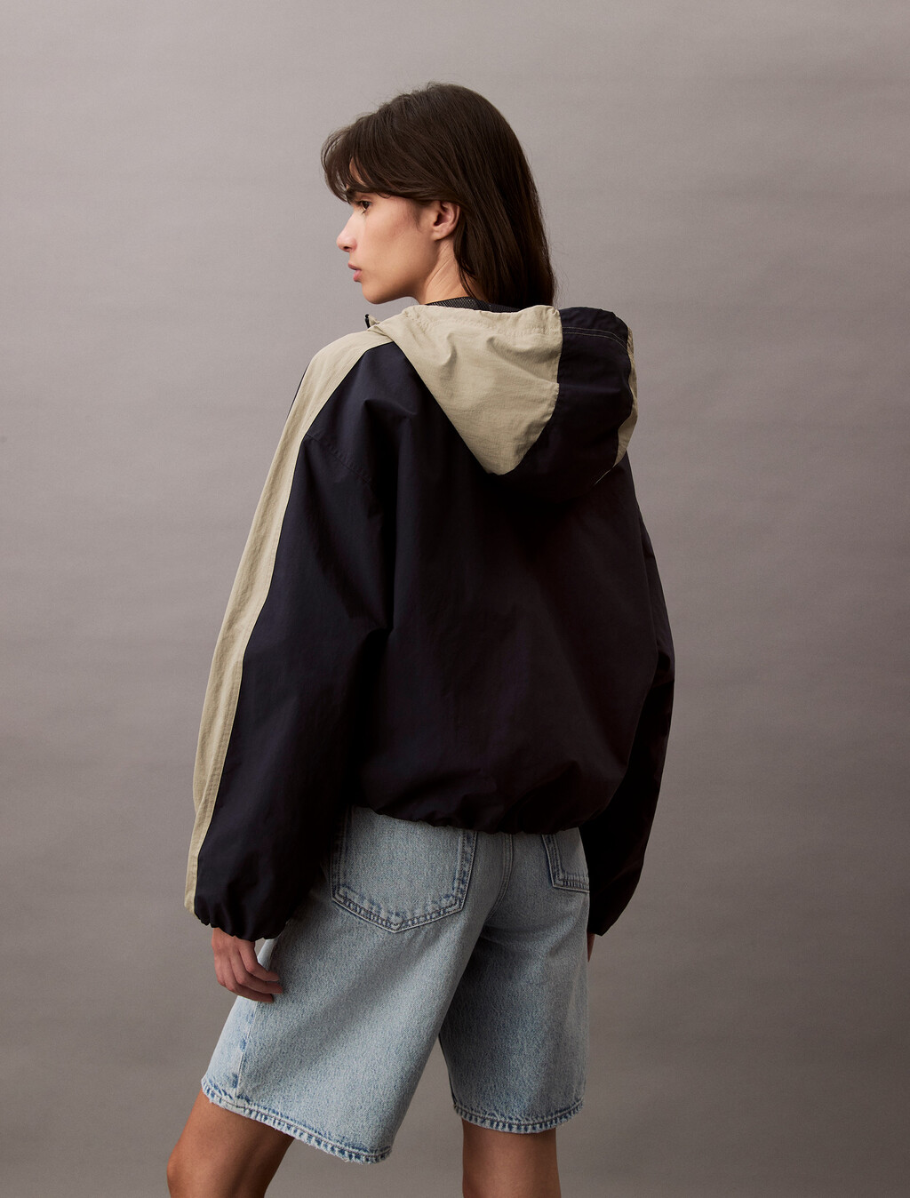 Two-Tone Ripstop Nylon Jacket, LAUREL OAK / SKY CAPTAIN, hi-res