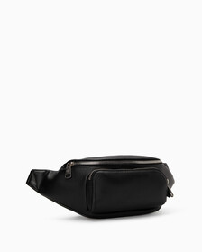 MICRO PEBBLE WAISTBAG, BLACK, hi-res