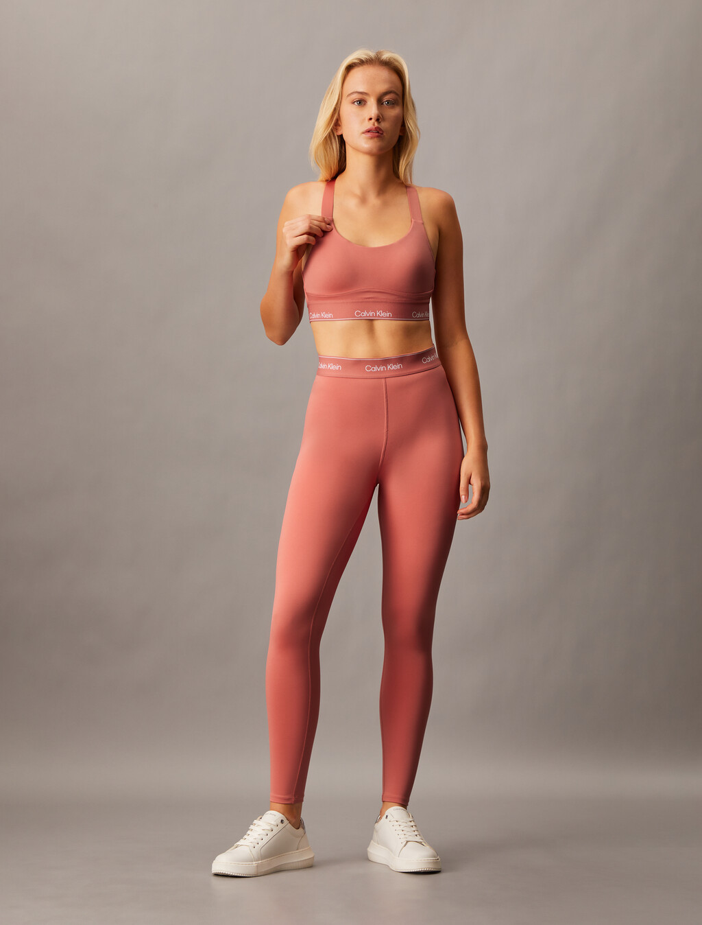 Essentials Modern Sport High Support Bra, Antique Pink, hi-res