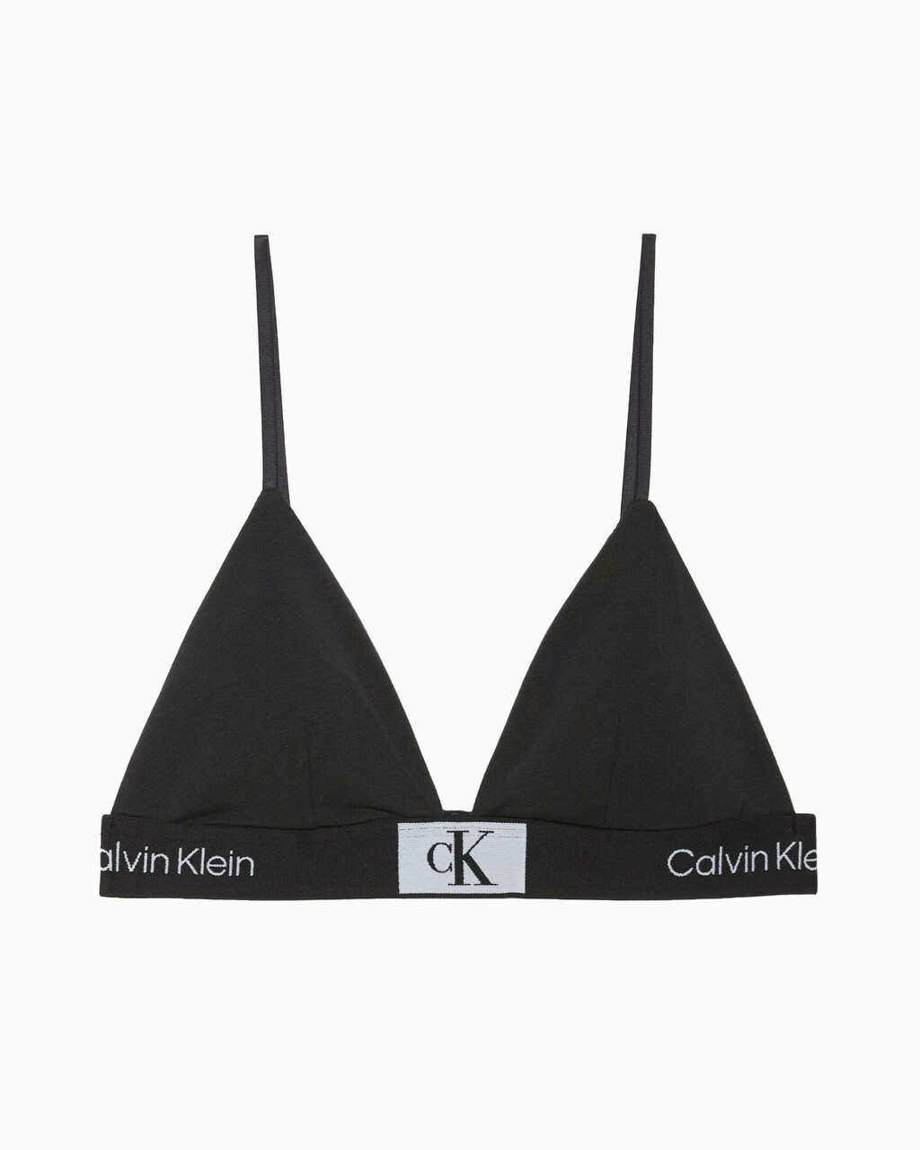 Calvin Klein 1996 Lightly Lined Triangle Bra, Black, hi-res
