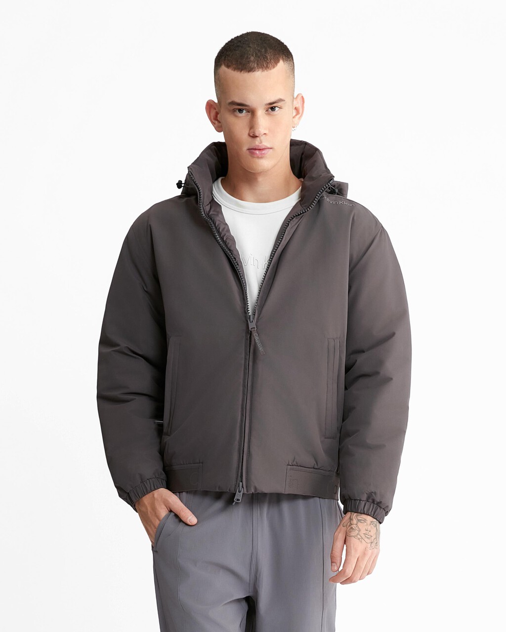 Padded Jacket, RABBIT, hi-res