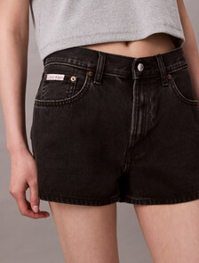 90's Denim Shorts, CK ESSENTIAL BLACK, hi-res